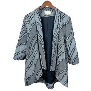 Alberto Makali Textured Open Front Jacket XL